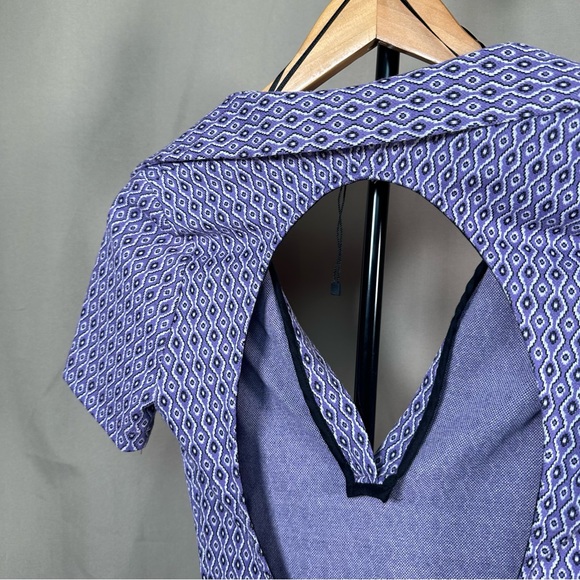 Zara Purple, Grey Printed Open Back Jumpsuit Size XS NWOT - Picture 11 of 14